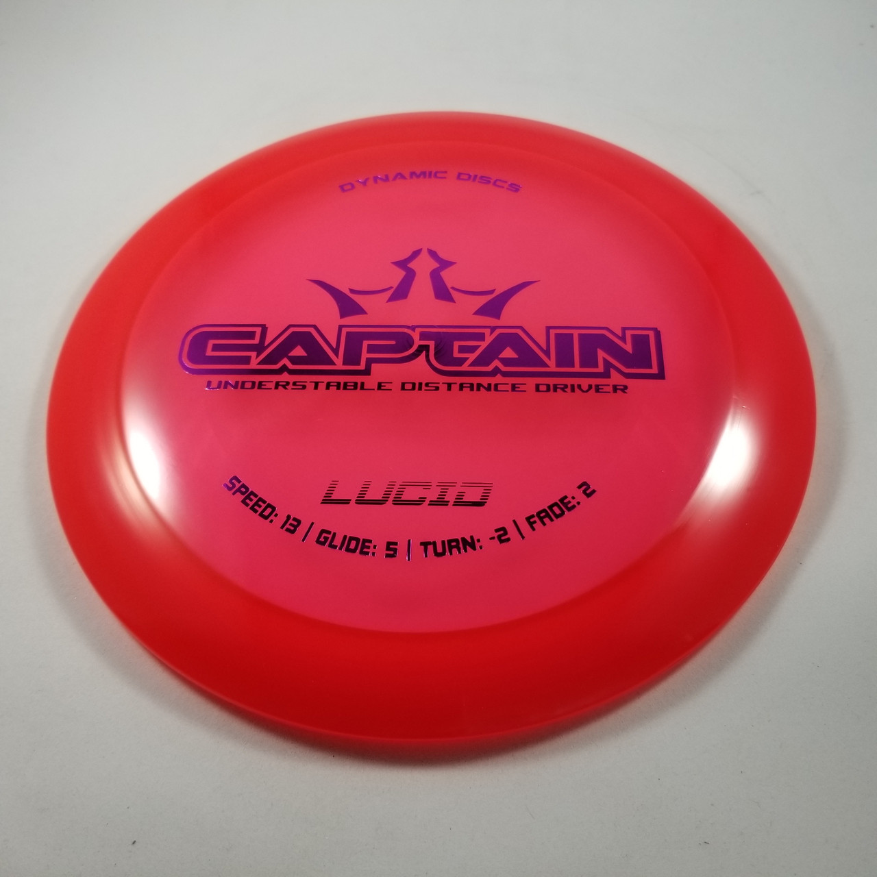 Dynamic Discs Captain Lucid Red-Purple 172g