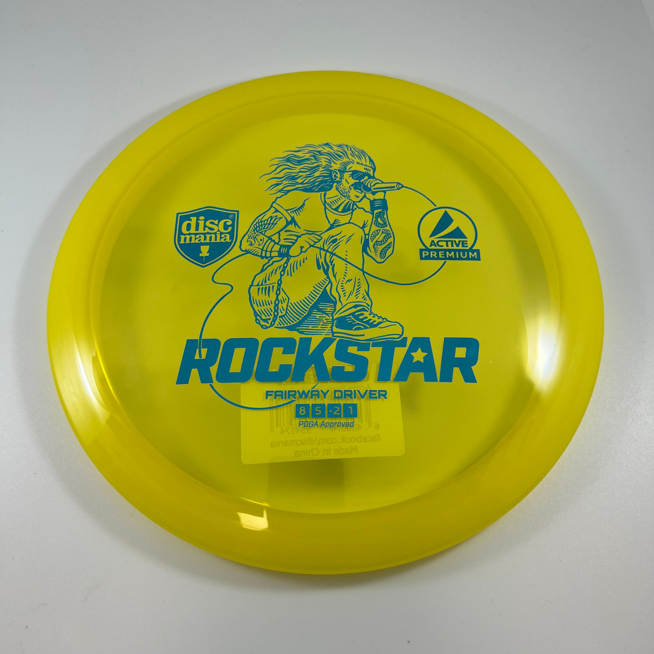 Discmania Rockstar Active Premium Yellow-Teal 171g