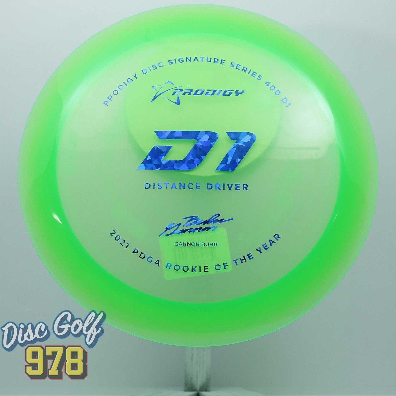 Prodigy D1 400 Gannon Buhr 2021 Rookie Green-Blue 175g