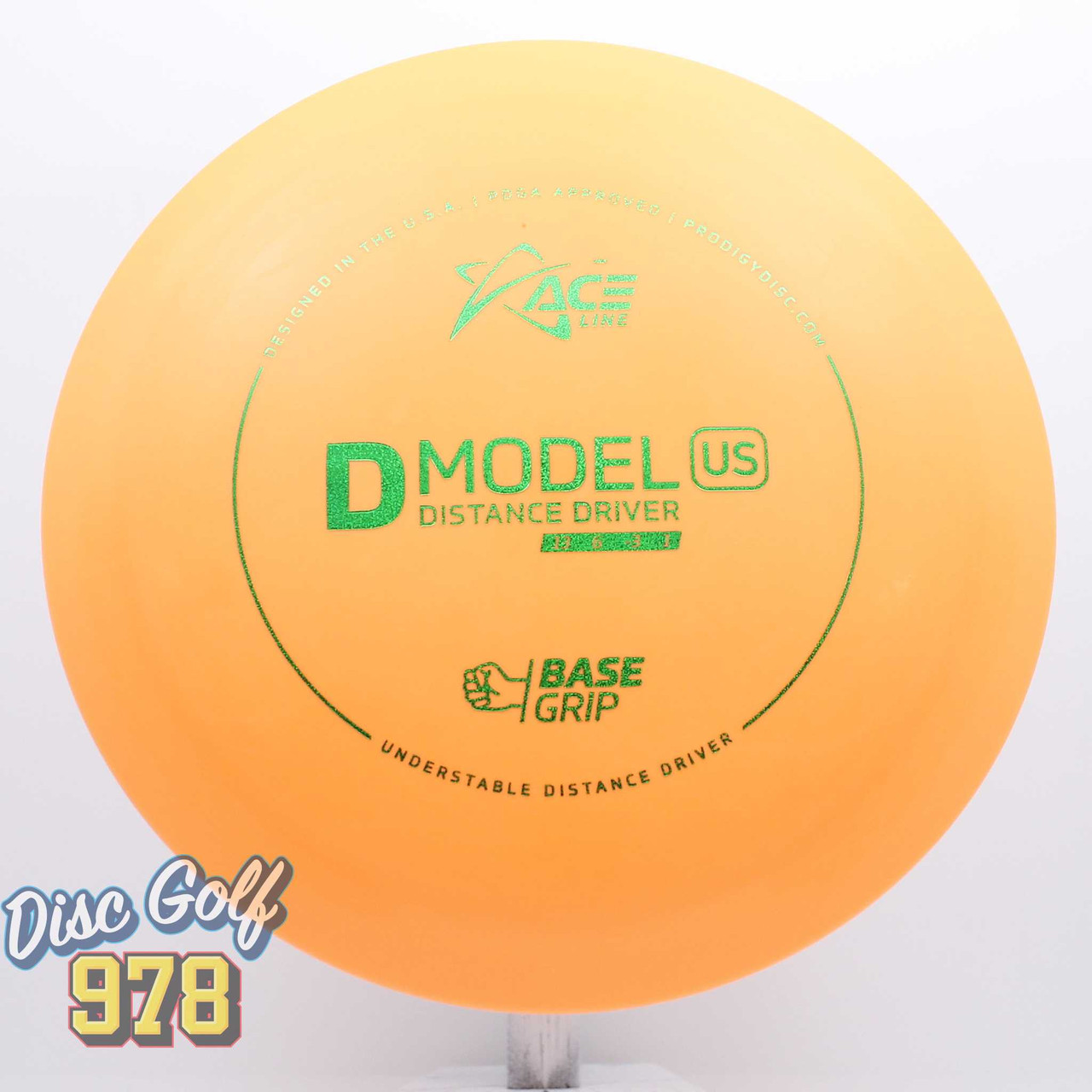 Prodigy D Model US Ace Line Base Grip Orange-Green 155g