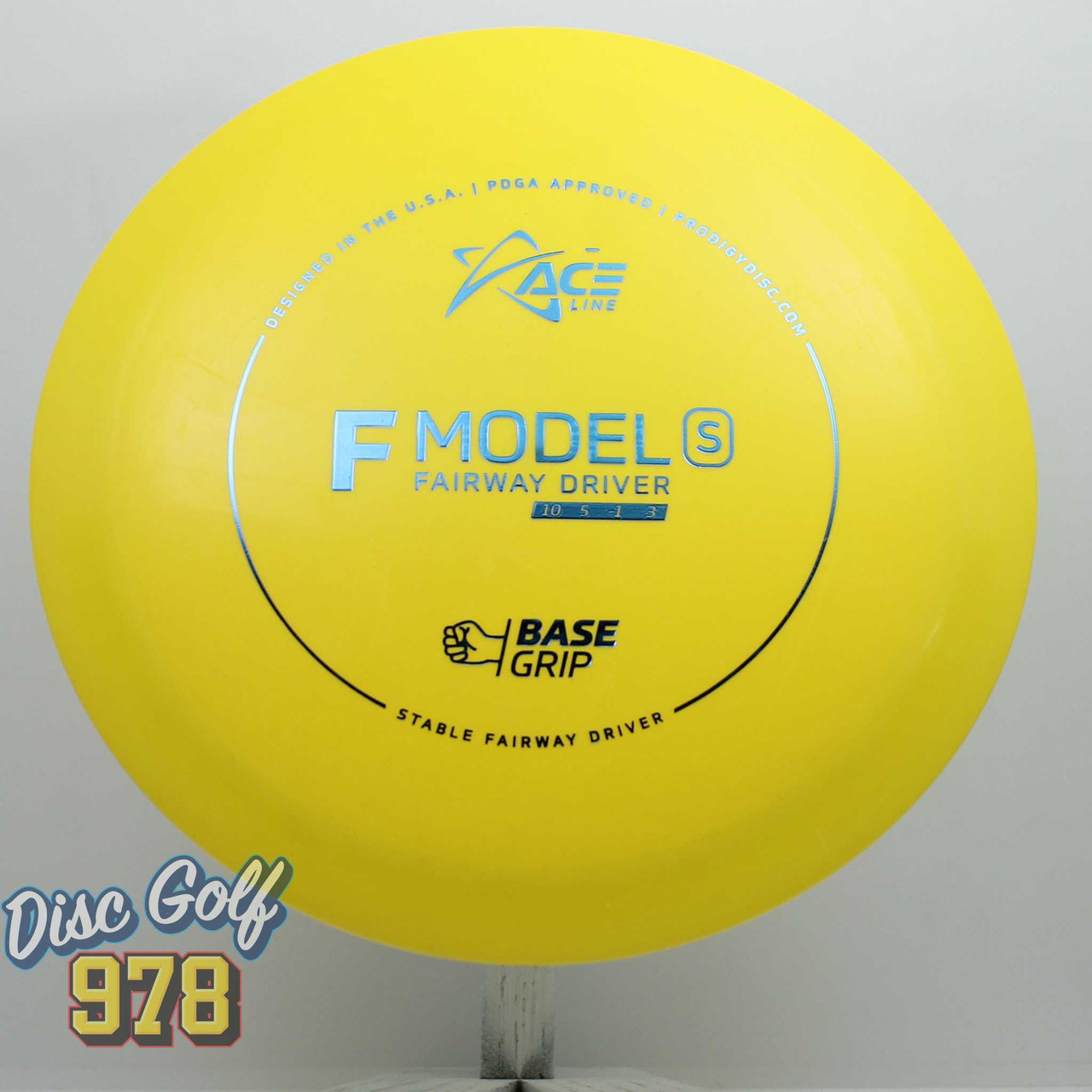 Prodigy F Model S Base Grip Yellow-Blue 174g