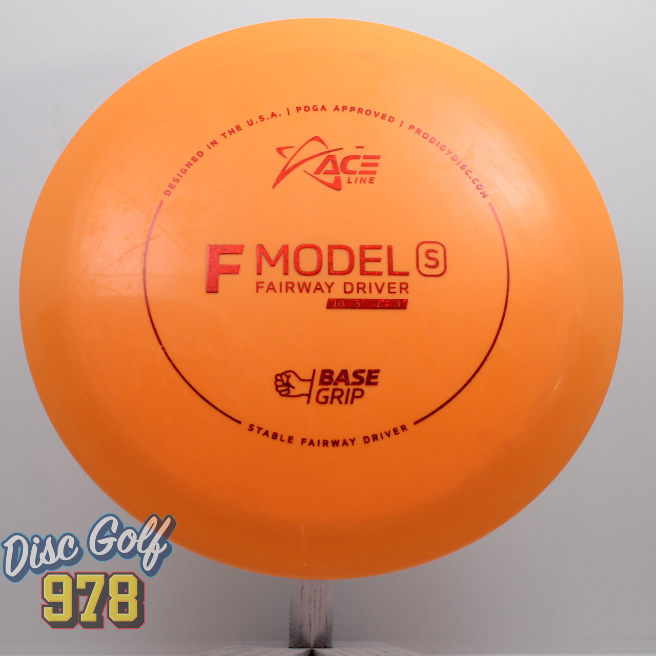 Prodigy F Model S Base Grip Orange-Red 156g