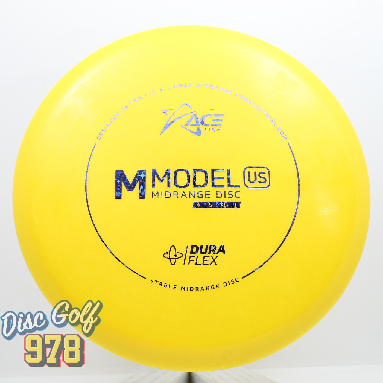 Prodigy M Model US Ace Line Dura Flex Yellow-Purple 178g