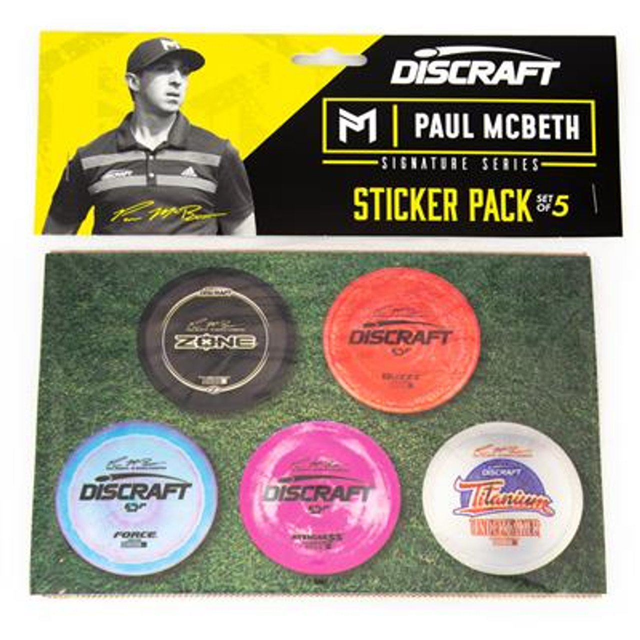 Discraft Paul McBeth Sticker Sheet