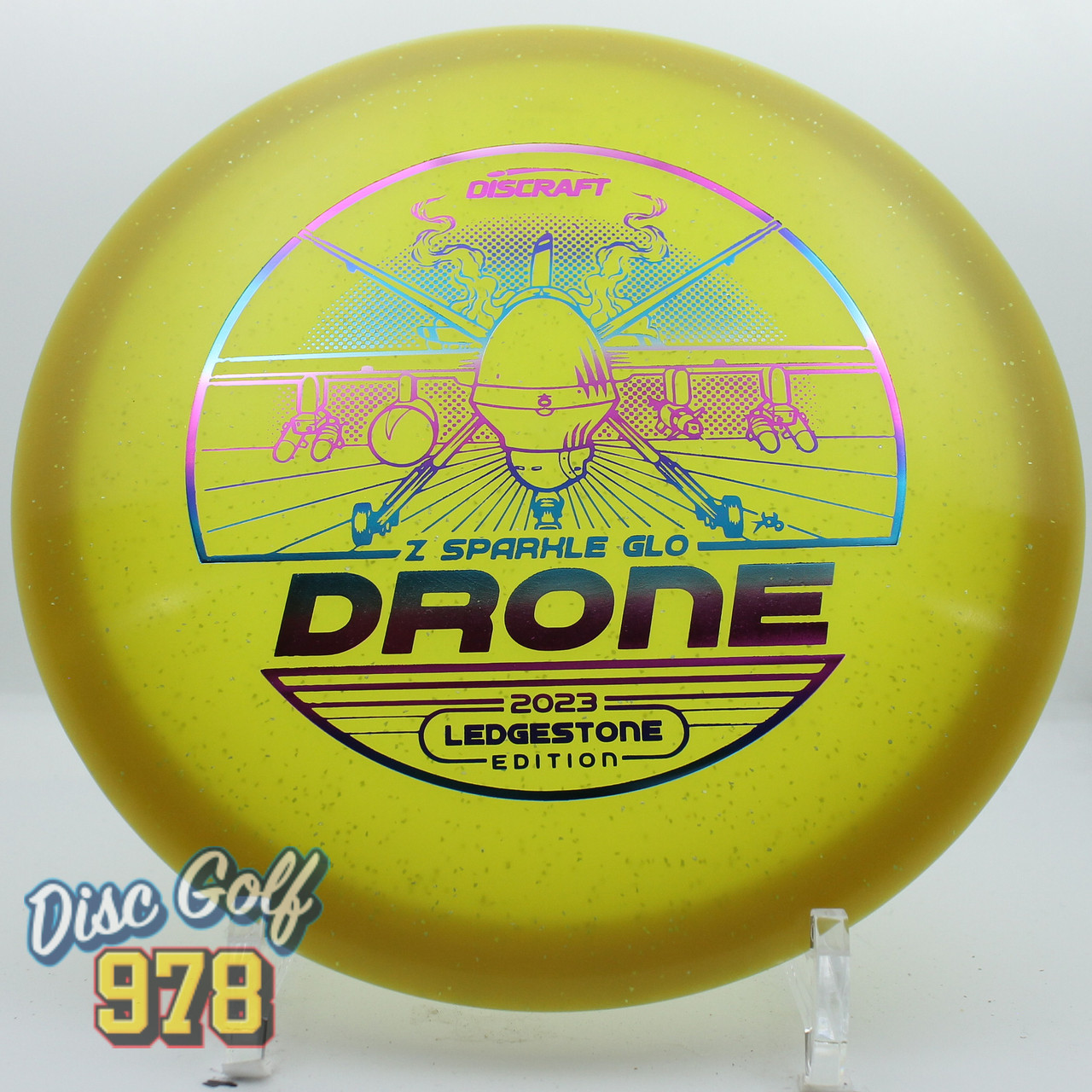 Discraft Drone Ledgestone Z Sparkle Glo Yellow-Winter Sunset 179.4g