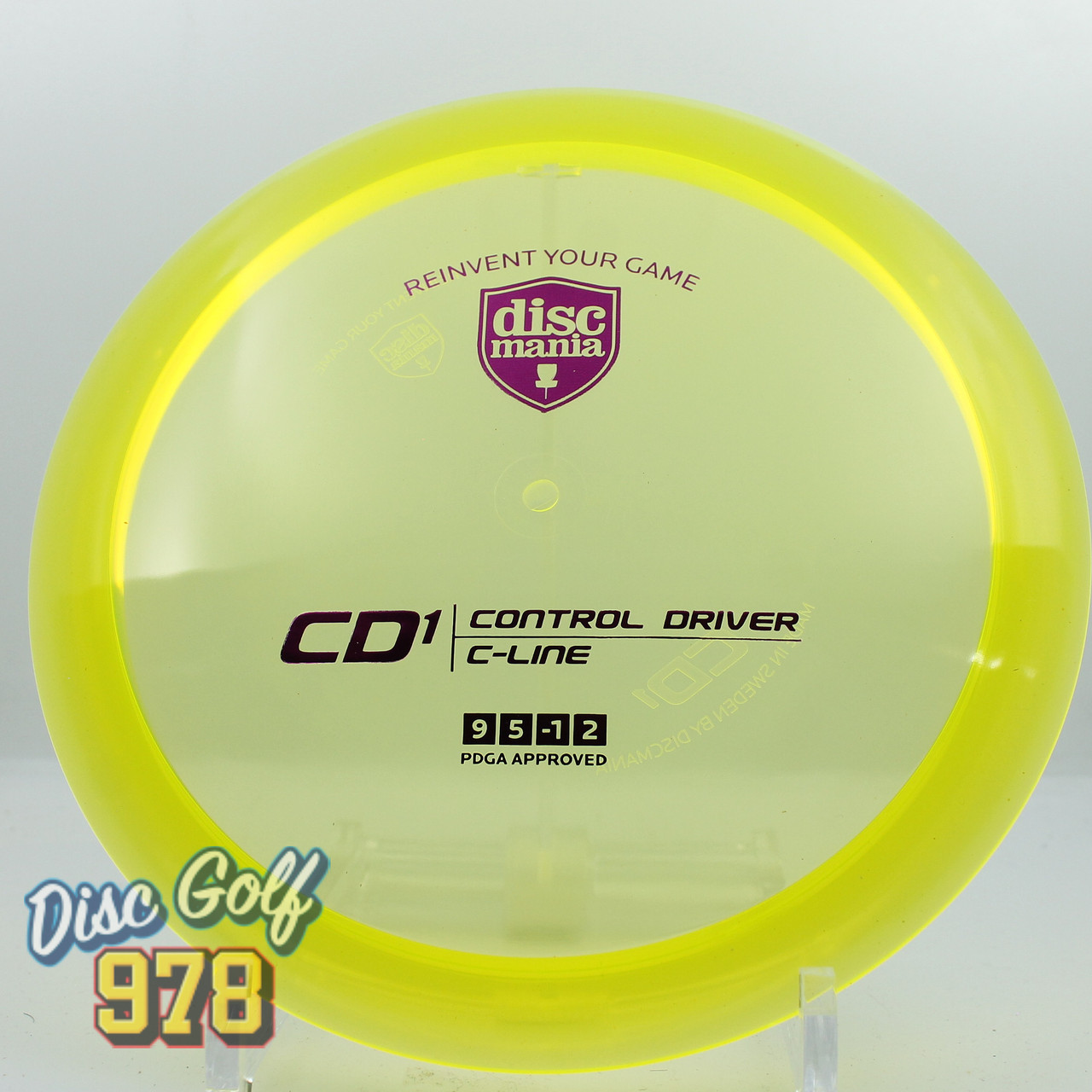 Discmania CD1 C-Line Yellow-Purple E 175.5g