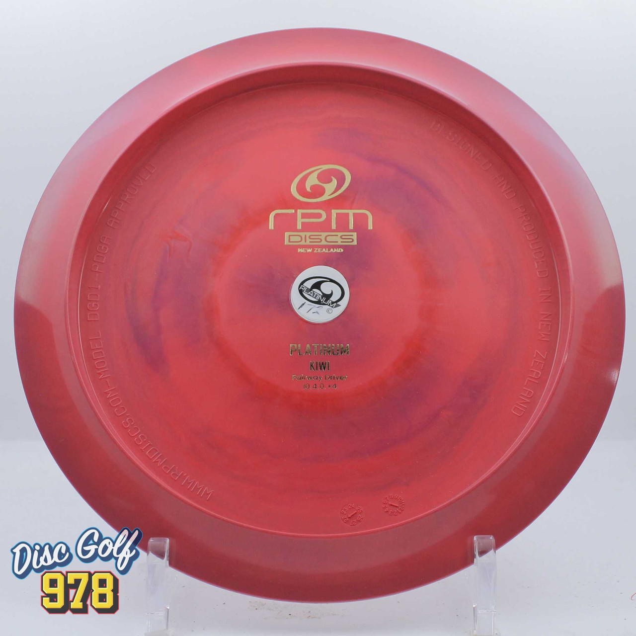 RPM Kiwi Platinum Swirly BS Red-Gold 173.5g