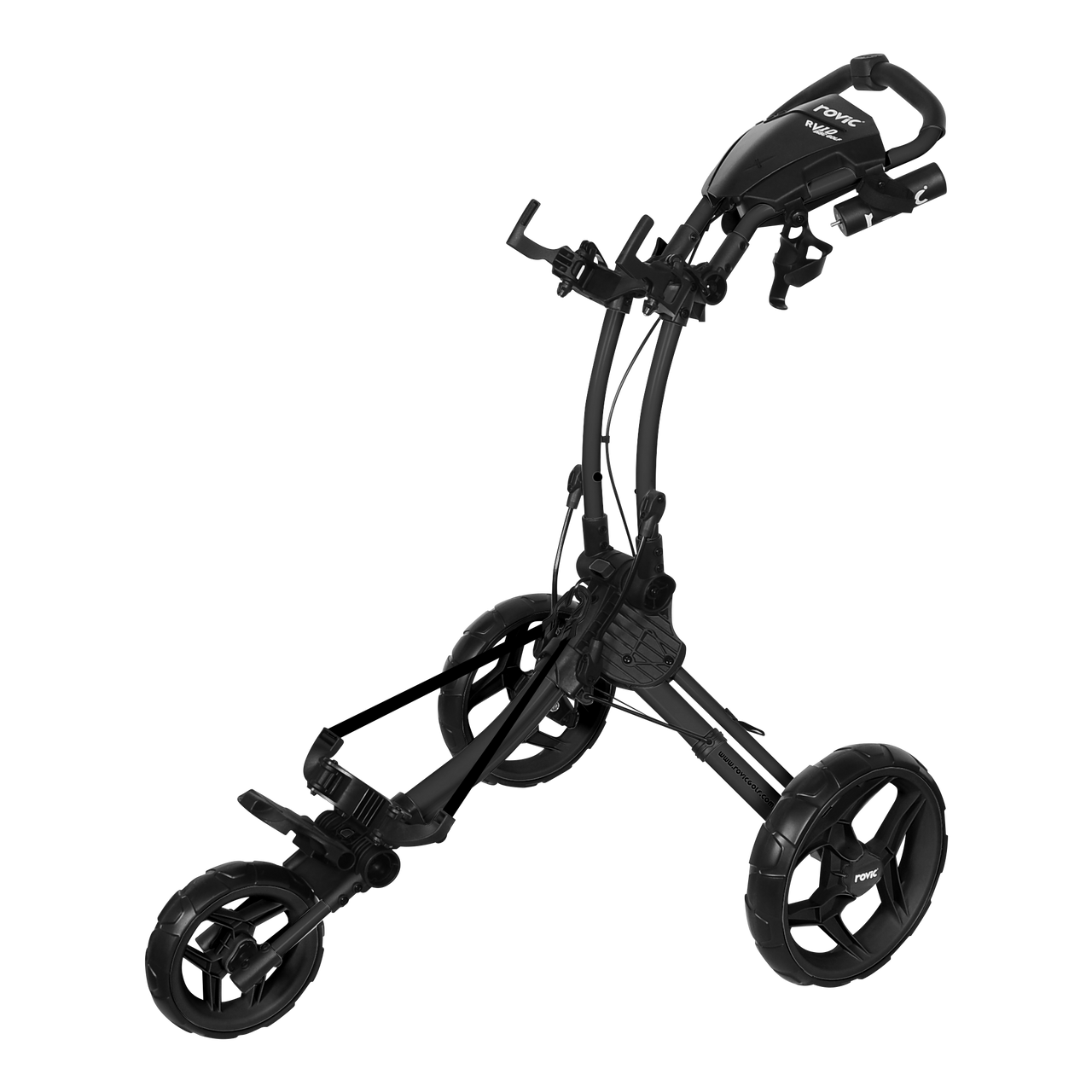 Rovic RV1D Disc Golf Cart Charcoal/Black
