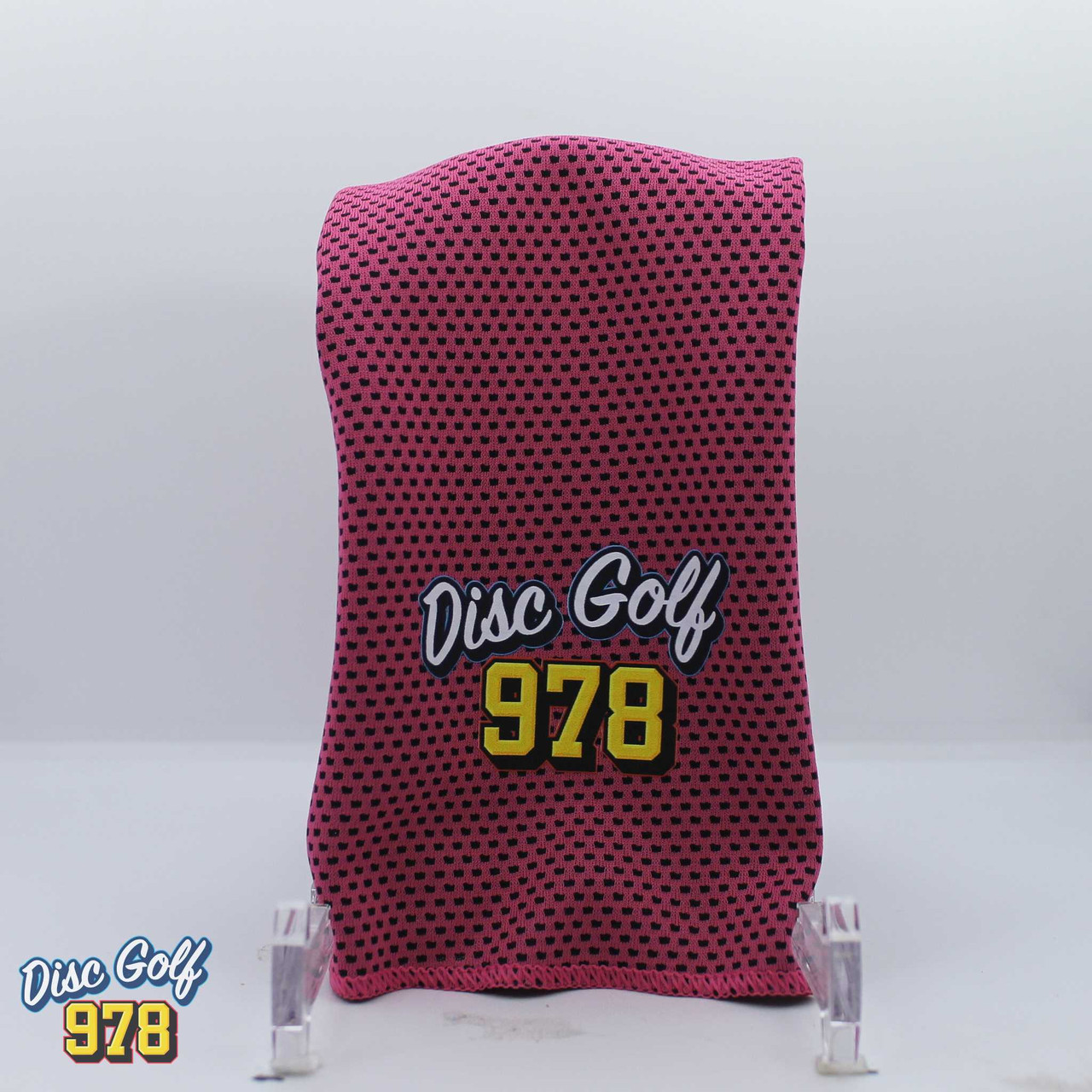 Disc Golf 978 Branded Cooling Towel - Pink