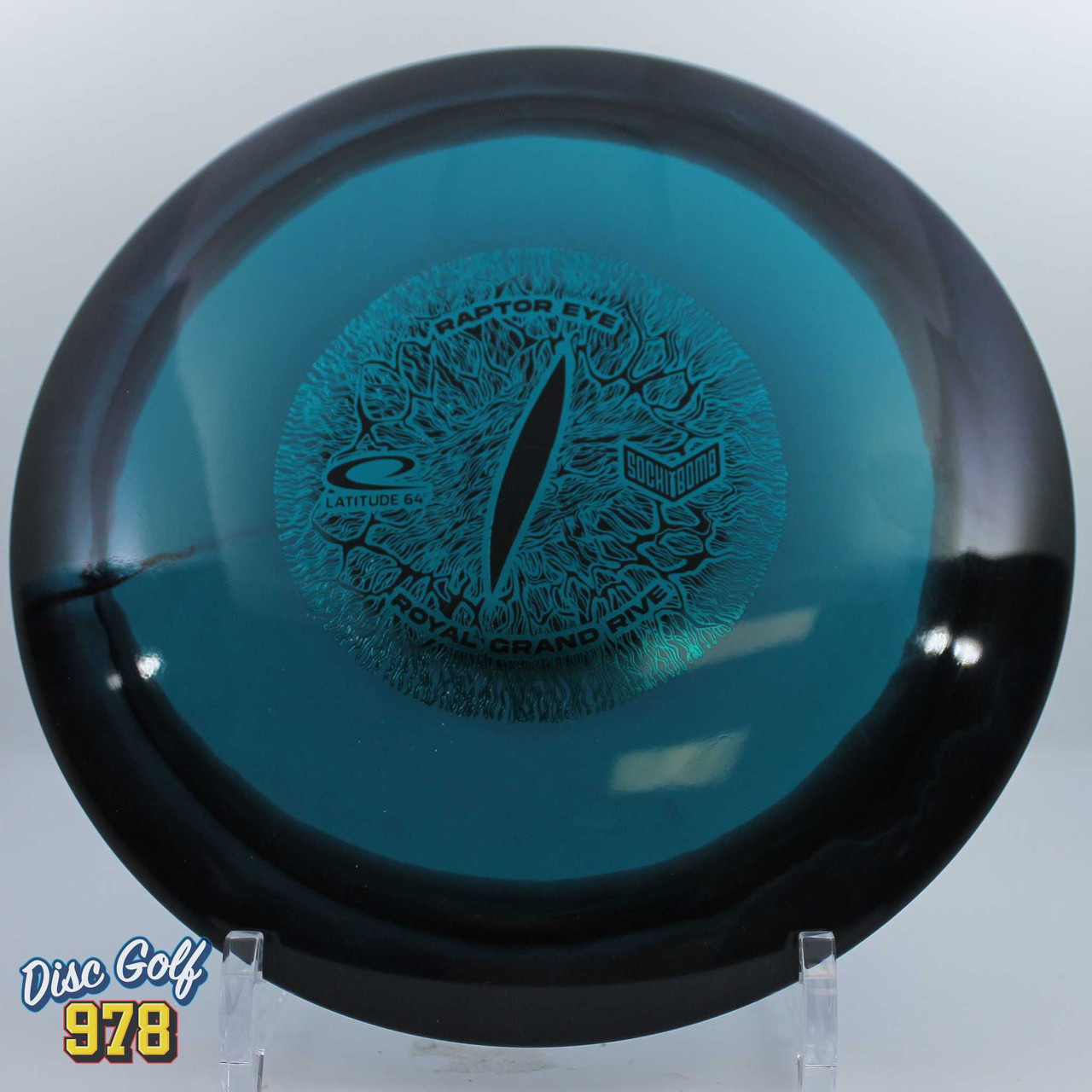 Disc Golf Discs Latitude 64 Rive Royal Grand Raptor Eye Black Teal