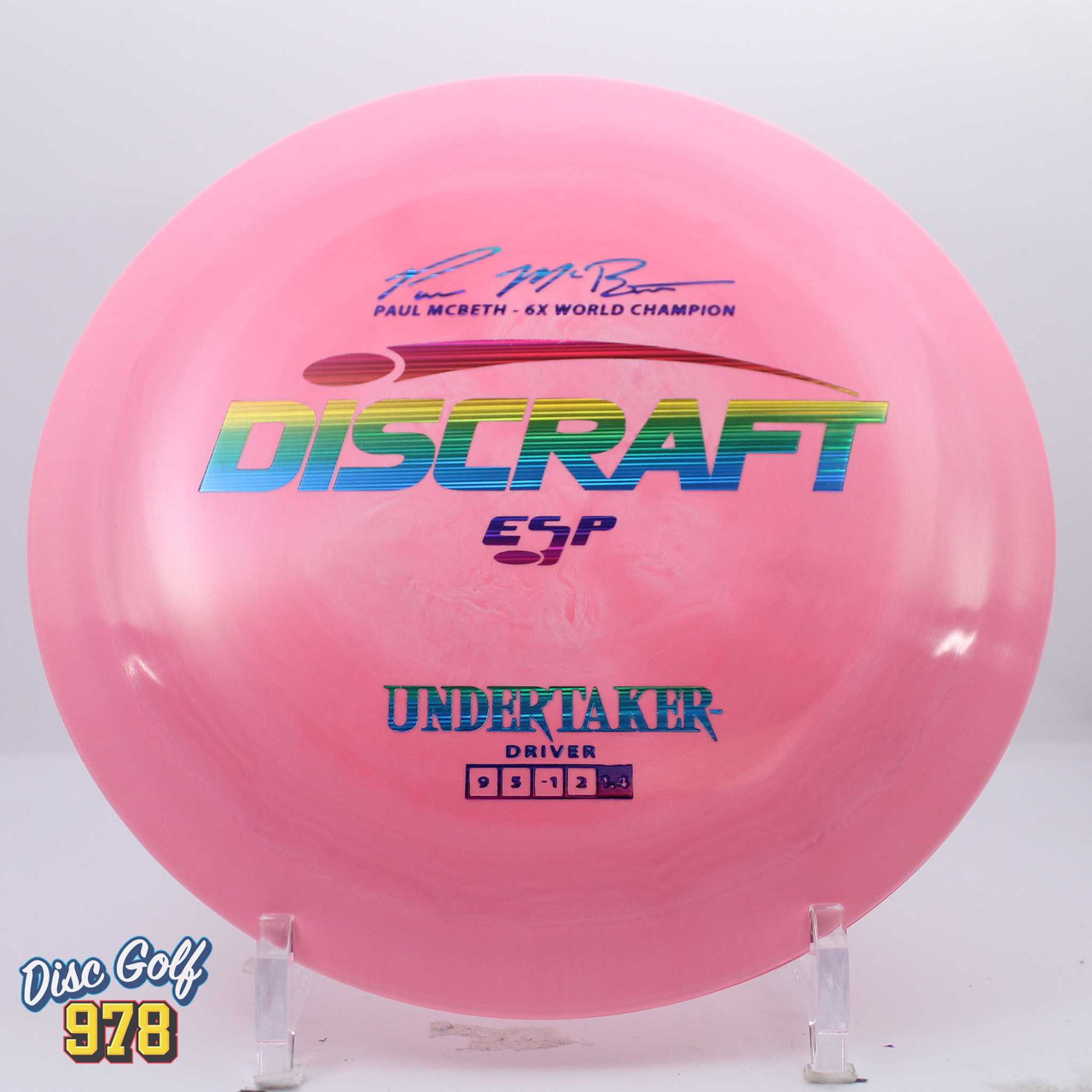 Discraft Undertaker ESP Pink-Rainbow 174.5g