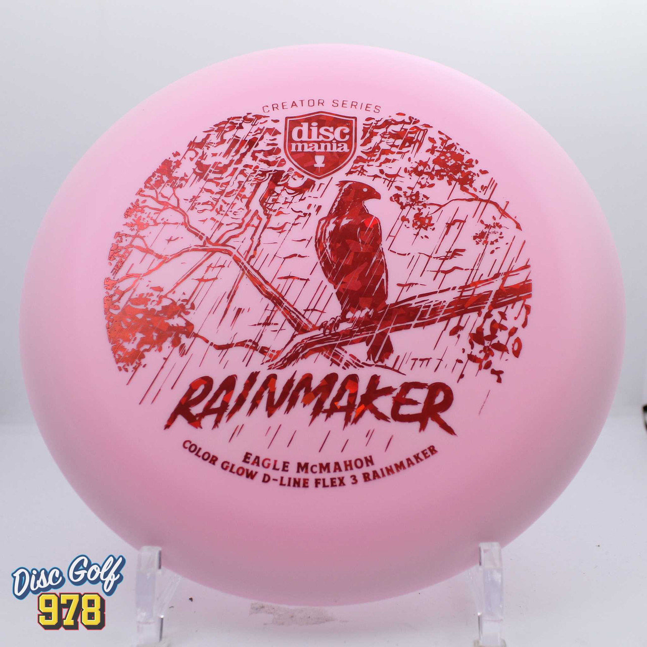 Discmania Rainmaker Color Glow D-Line Flex 3 Pink-Red C 173.4g Discmania Rainmaker Color Glow D-Line Flex 3 Pink-Red C 173.4g