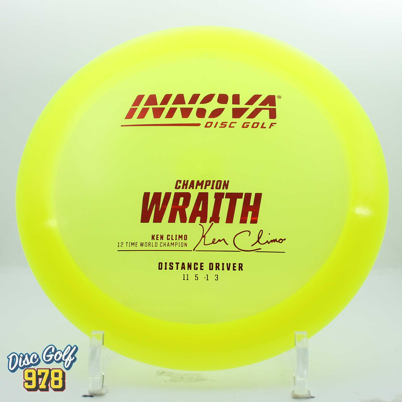 Innova Wraith Champion Yellow-Red 172.1g