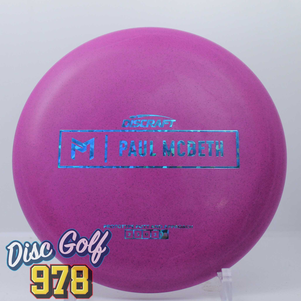 Discraft Kratos Prototype Paul McBeth Pink-Blue Shatter E 173.8g