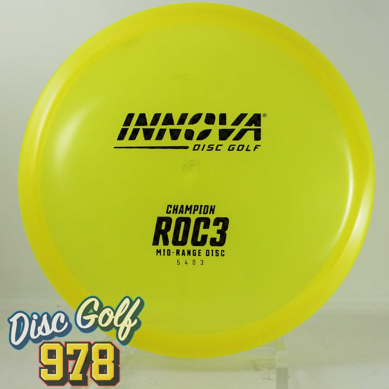 Innova Roc3 Champion Yellow-Checker 181.3g