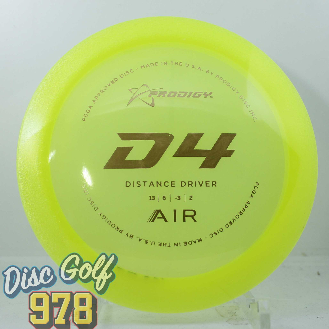 Prodigy D4 Air Yellow-Gold B 164.3g