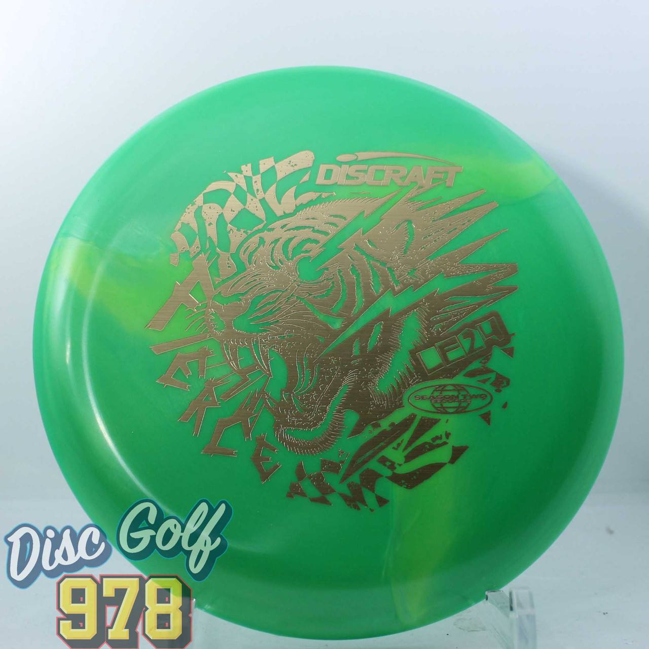 Discraft Fierce Ti Swirl S2 Ledgestone 2024 Green-Gold 174.9g