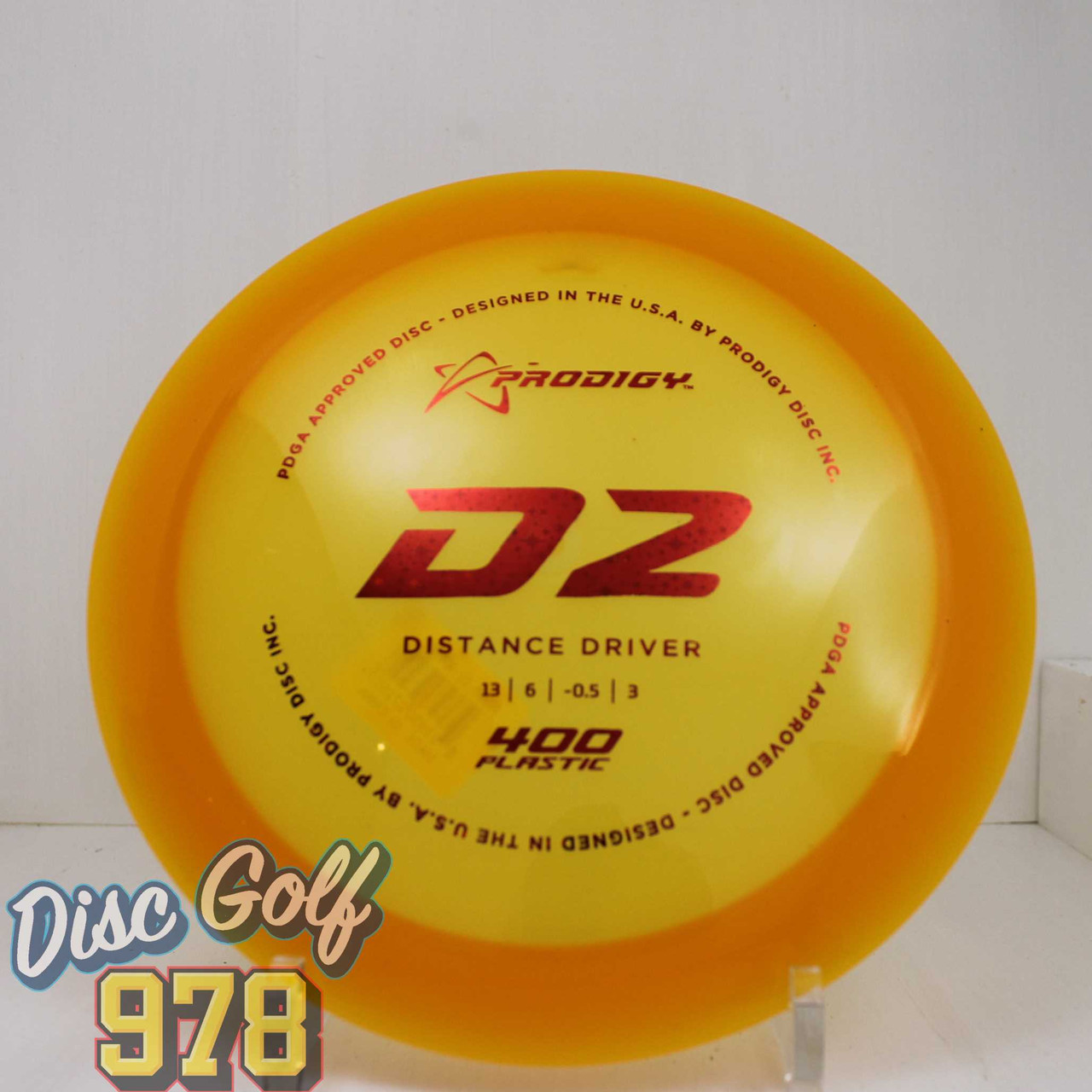 Prodigy D2 400 Orange-Red 175.1g