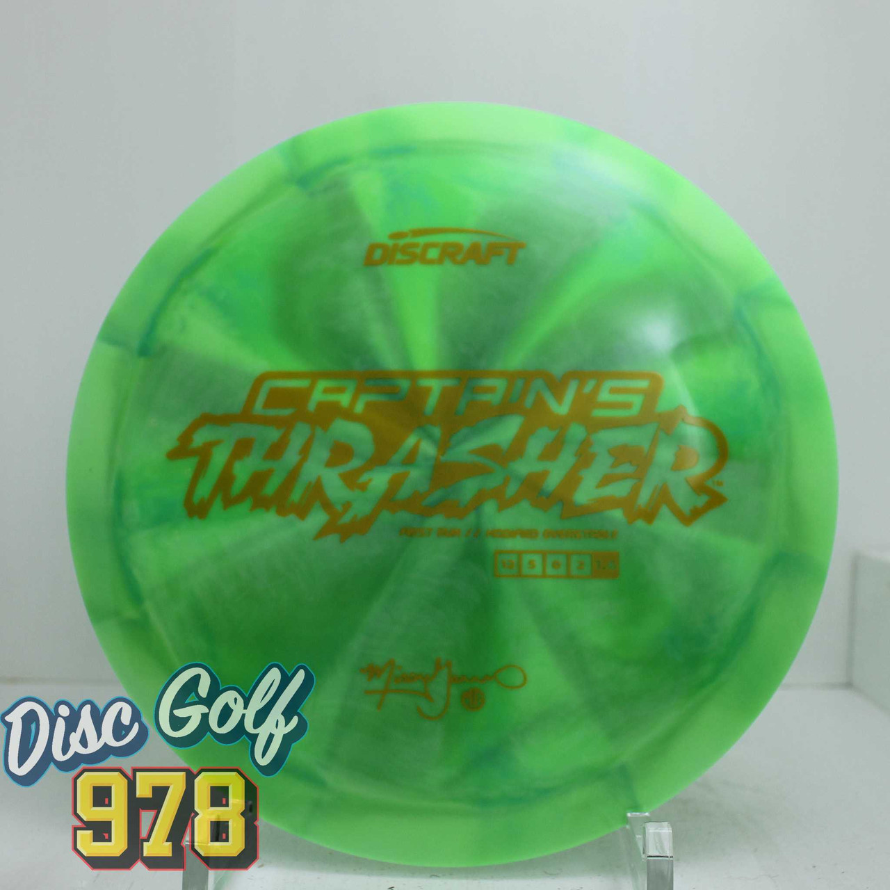 Discraft 2024 Captains Thrasher Green-Yellow 175.3g