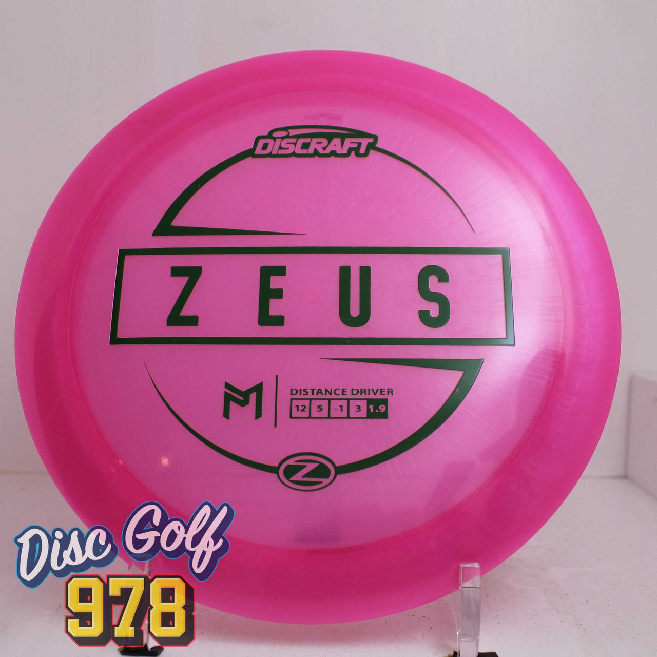 Discraft Zeus Z Paul McBeth Pink-Green 174.3g