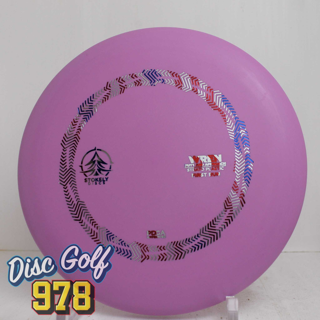 Stokely Discs Wren Strato First Run LtPurple Flag B 172.0g