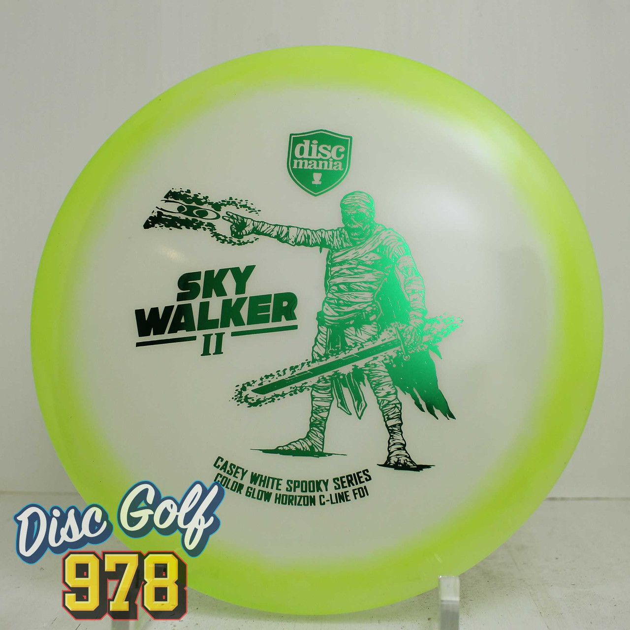 Discmania FD1 Color Glow Horizon C-Line Casey White Sky Walker 2 Spooky NYellow-White Green E 174.2g