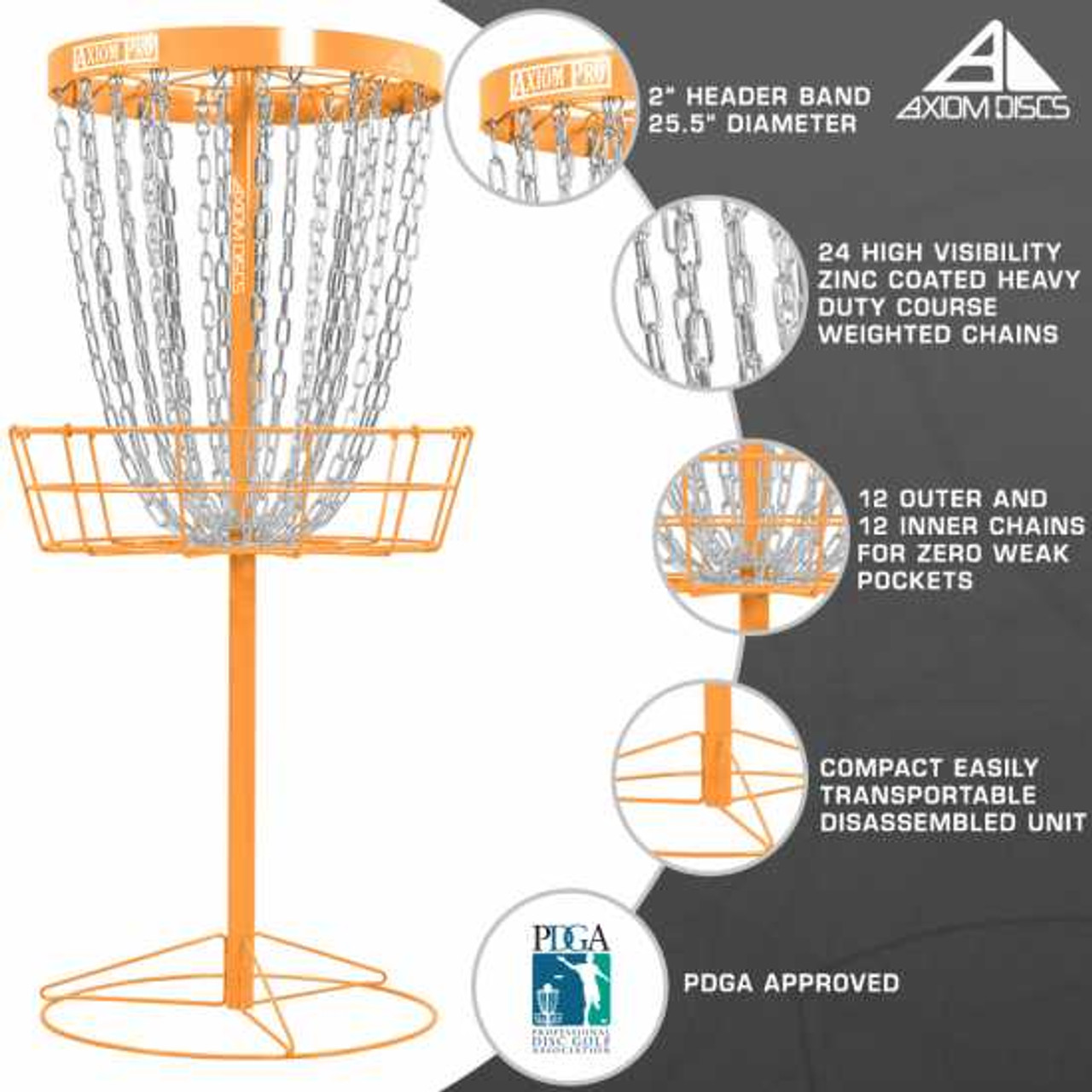 Axiom Pro Basket - Orange Drop Ship Only