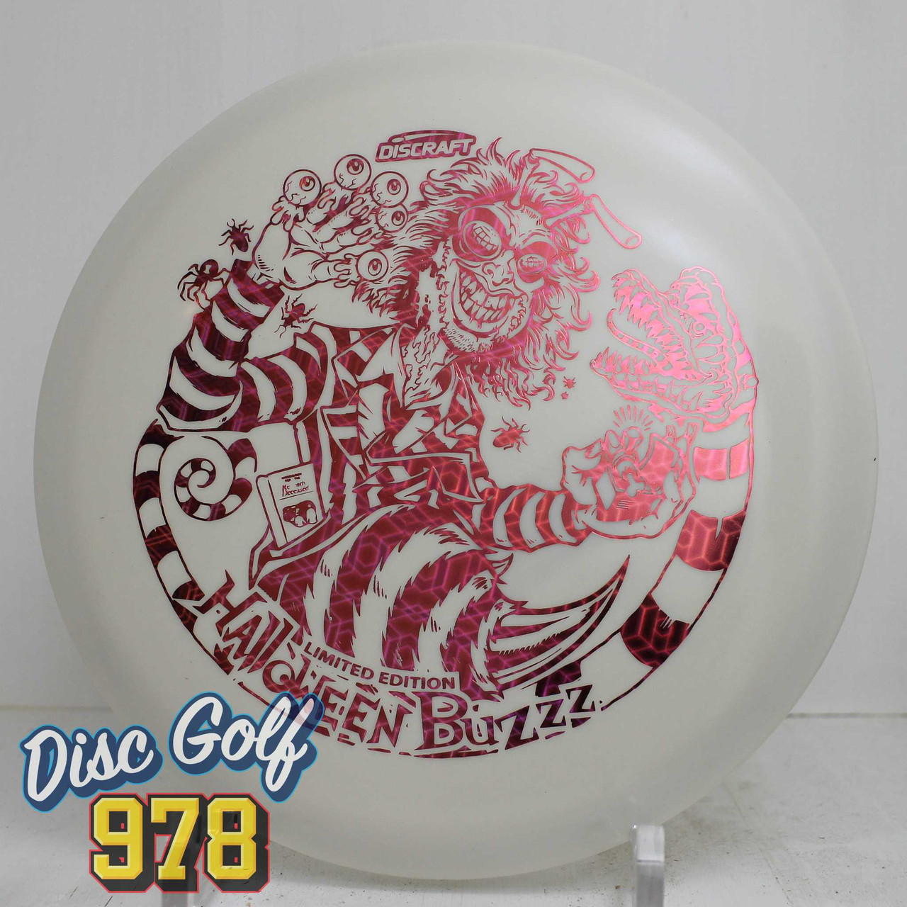 Discraft Buzzz ESP Glow Single Foil Halloween 2024 Pink B 178.0g