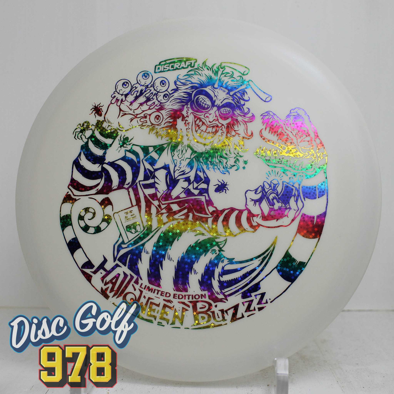 Discraft Buzzz ESP Glow Single Foil Halloween 2024 Rainbow D 175.5g