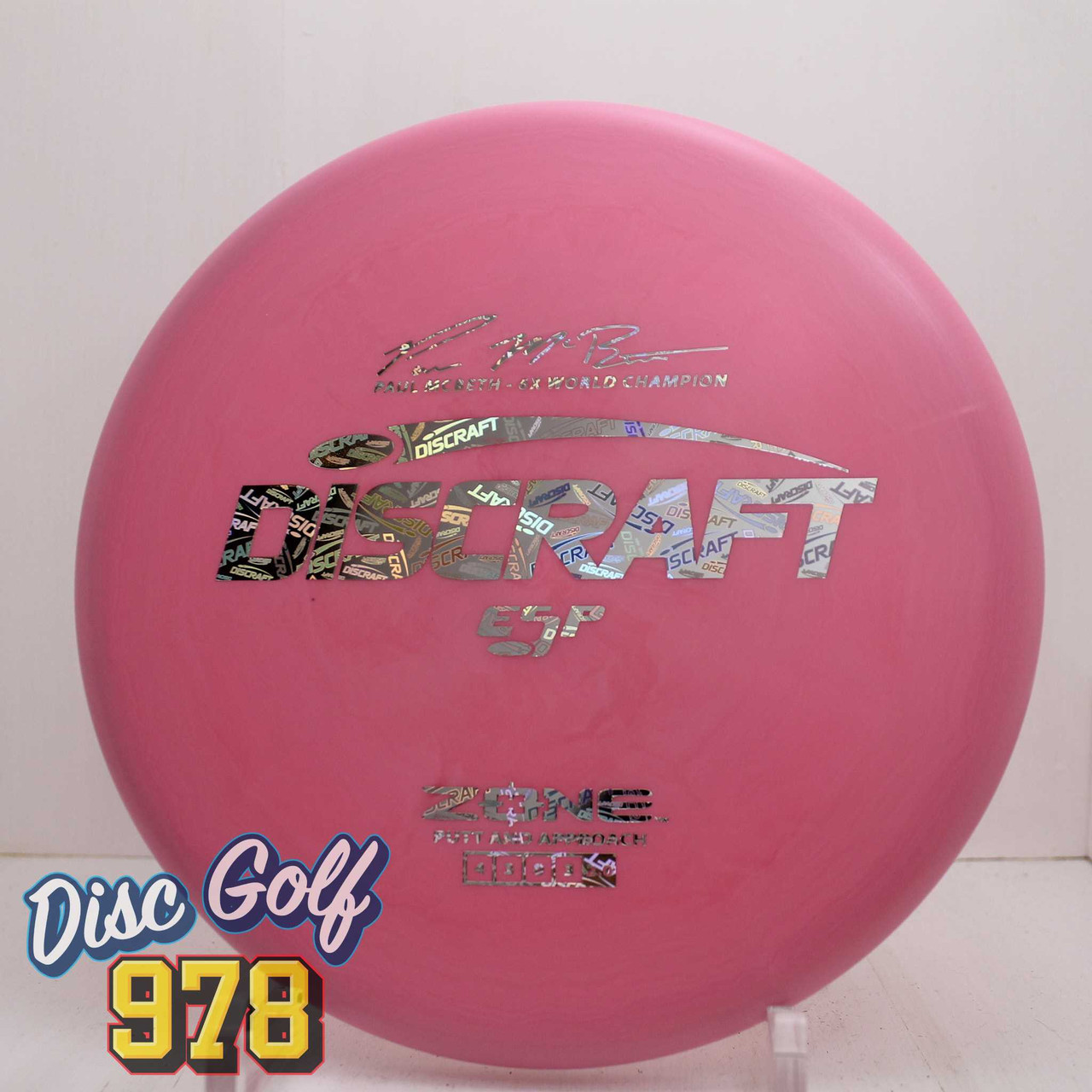 Discraft Zone ESP Paul McBeth 6X Pink A 175.3g