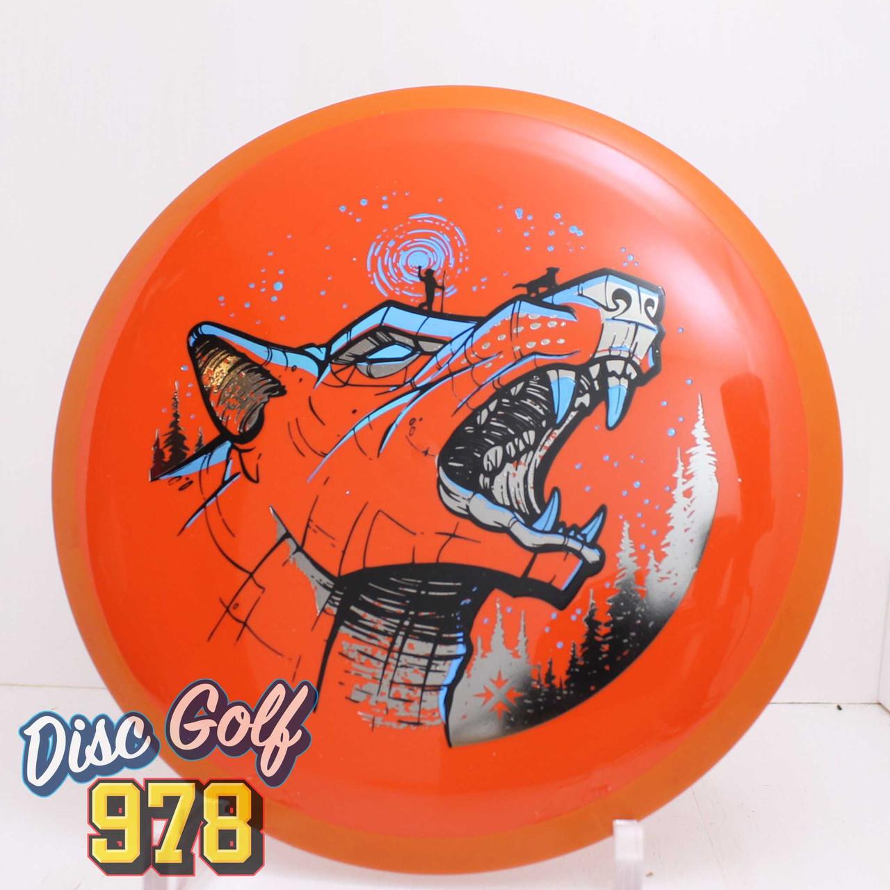 Axiom Virus Neutron DFX Stamp 173.1g Orange-RedOrange