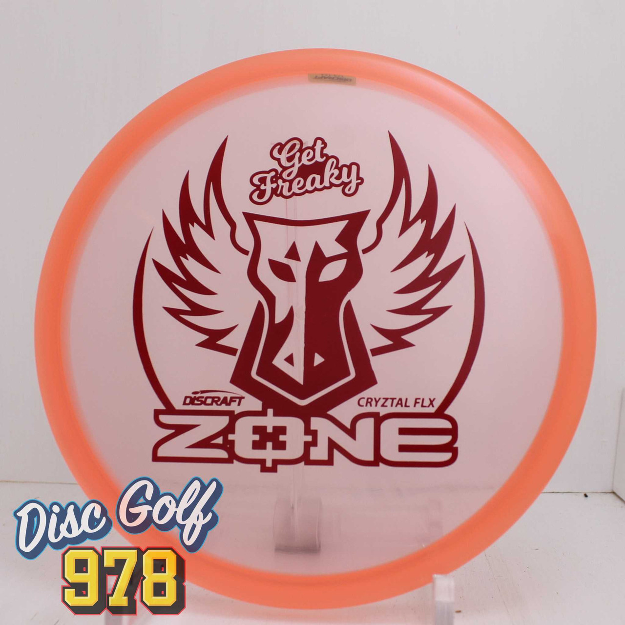 Discraft Zone CryZtal FLX Get Freaky 174.6g Peach Red Foil
