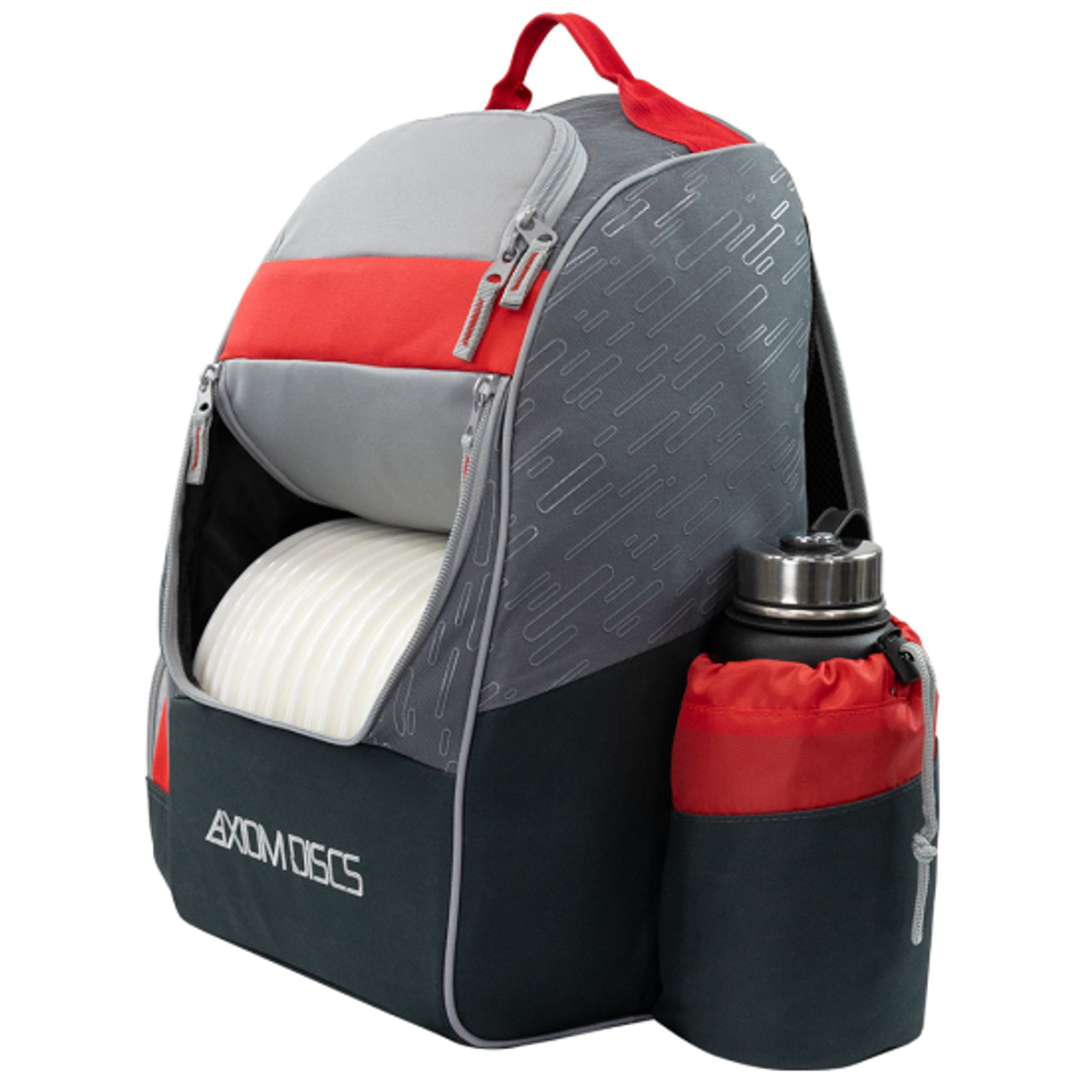 Axiom Backpack Shuttle with Velcro Dark Gray/Red