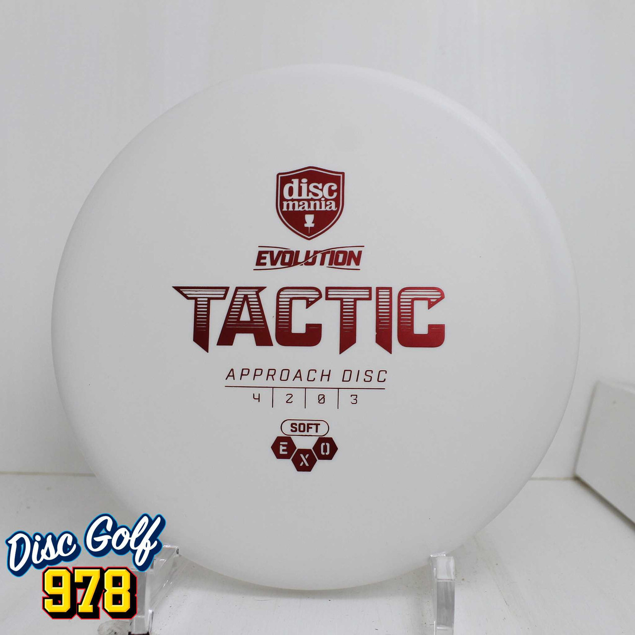 Discmania Tactic EXO Soft White-Red 175.0g