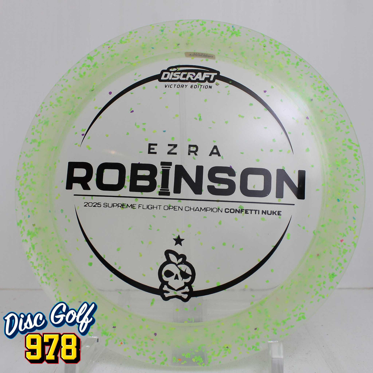 Discraft Nuke Z Confetti Ezra Robinson Victory Edition 177.0g Light Green