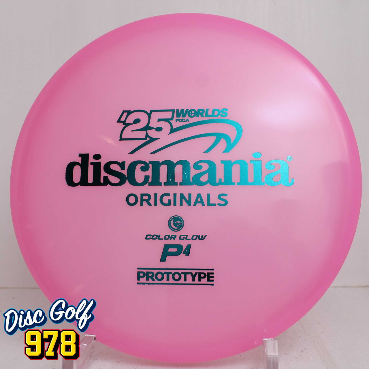 Discmania P4 Color Glow C-Line - 2025 Worlds 178.6g Pink
