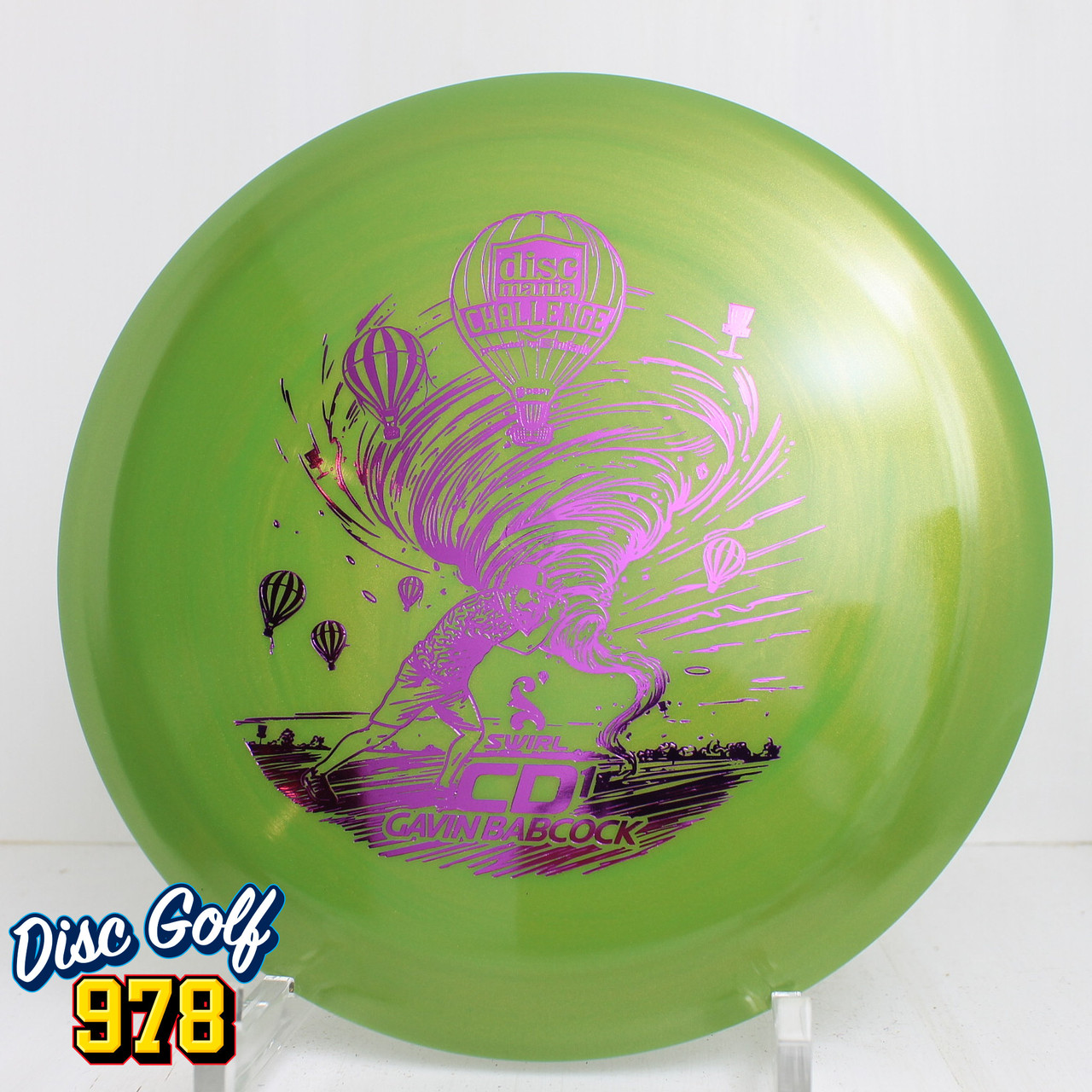 Discmania CD1 Swirl S-Line Gavin Babcock x Discmania Challenge 172.0g Green Gold C