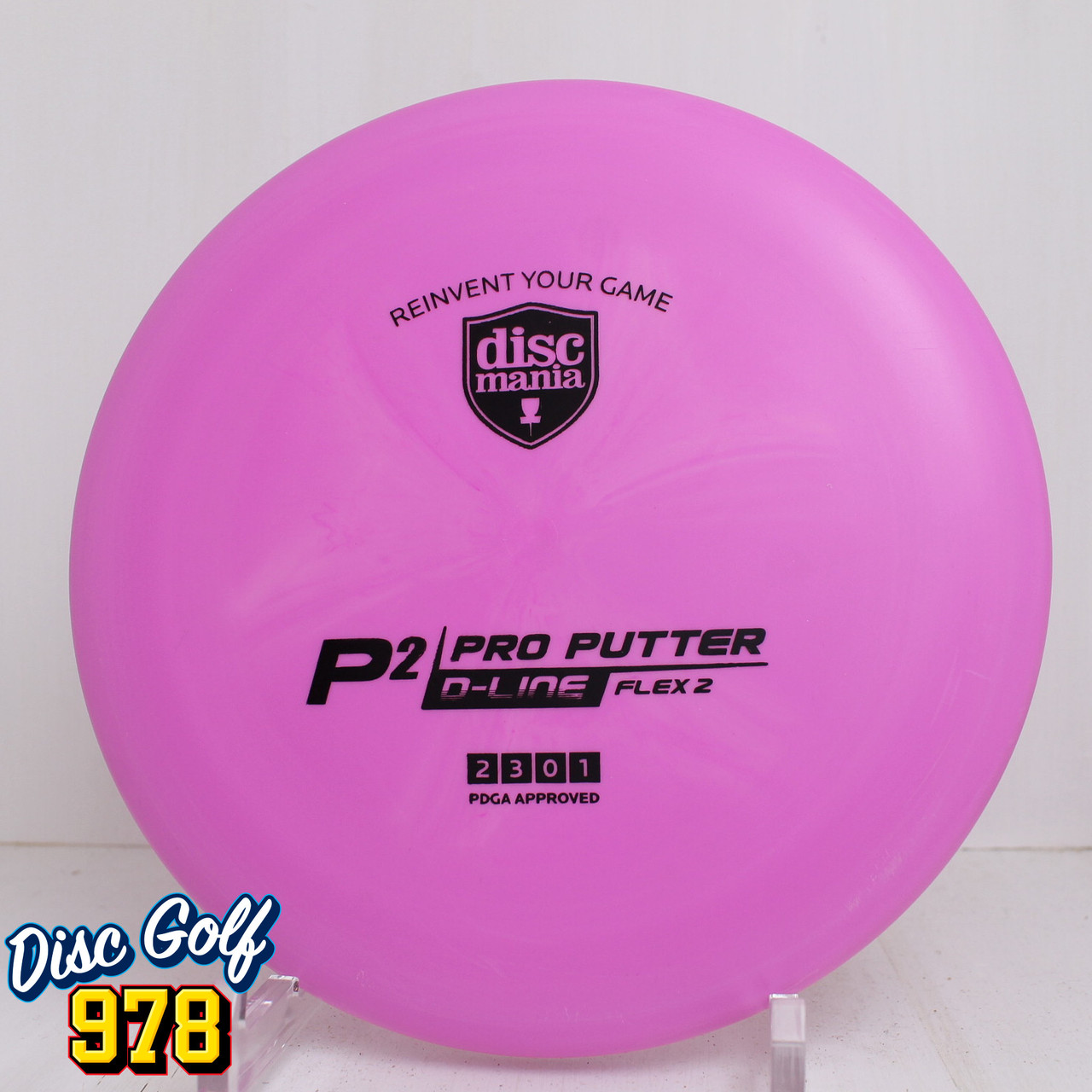 Discmania P2 D-Line Flex 2 174.4g Pink-Black Foil