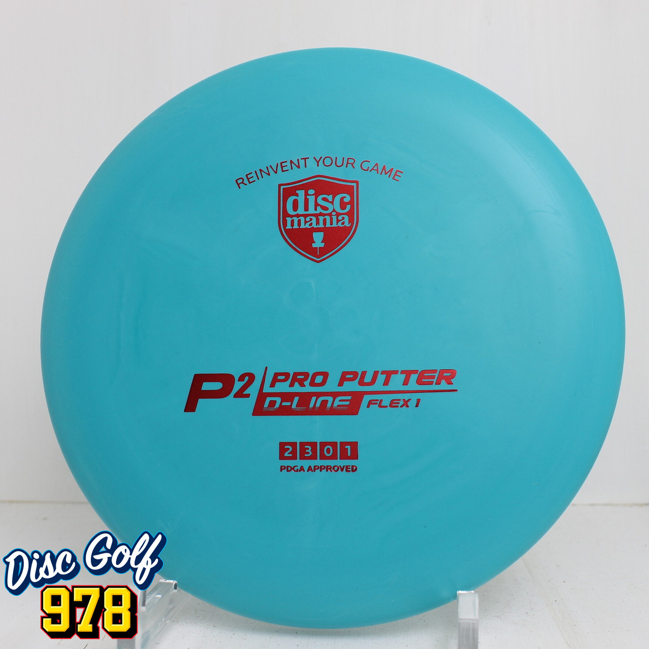Discmania P2 D-Line Flex 1 176.1g Teal-Red Foil