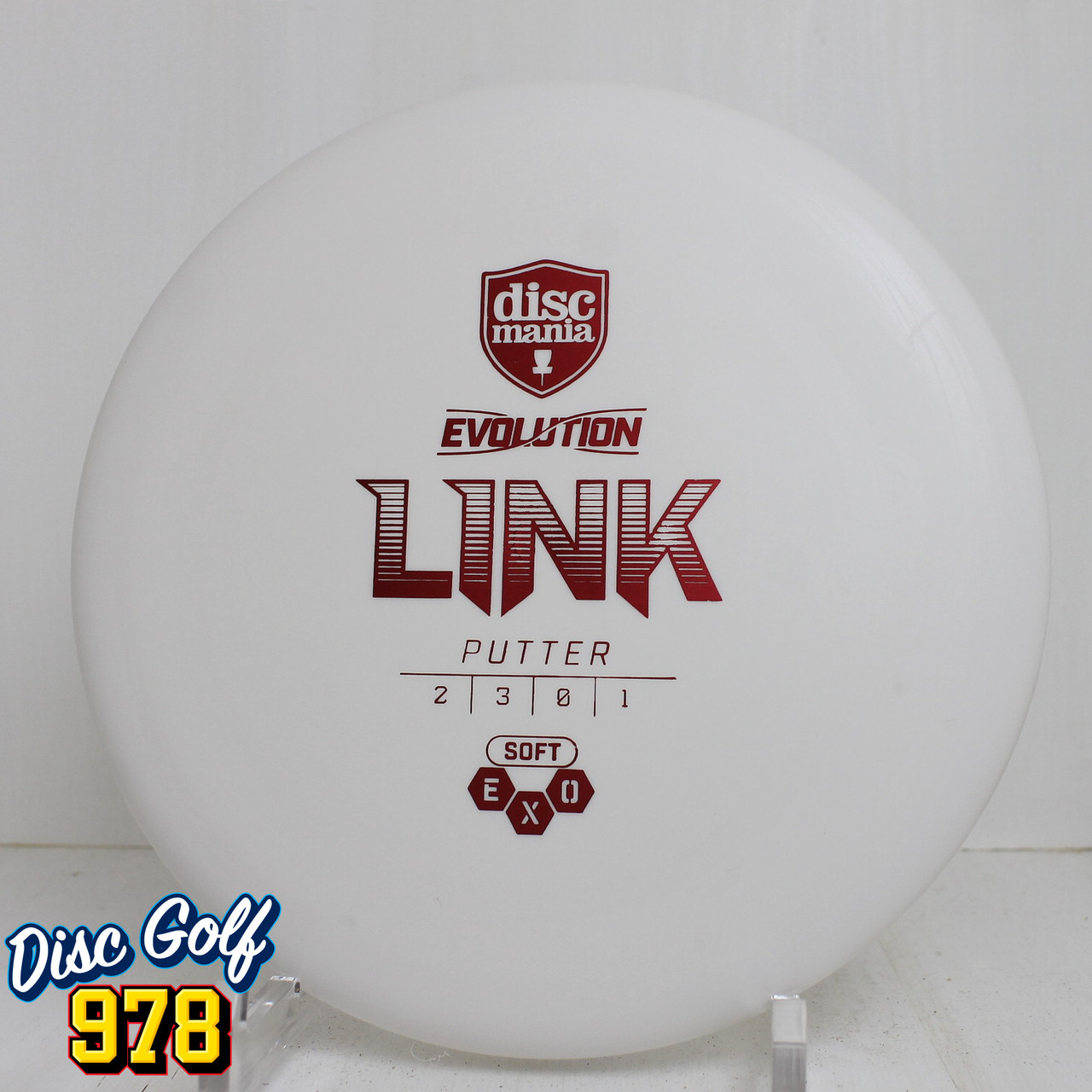 Discmania Link EXO Soft 172.9g White-Red Foil
