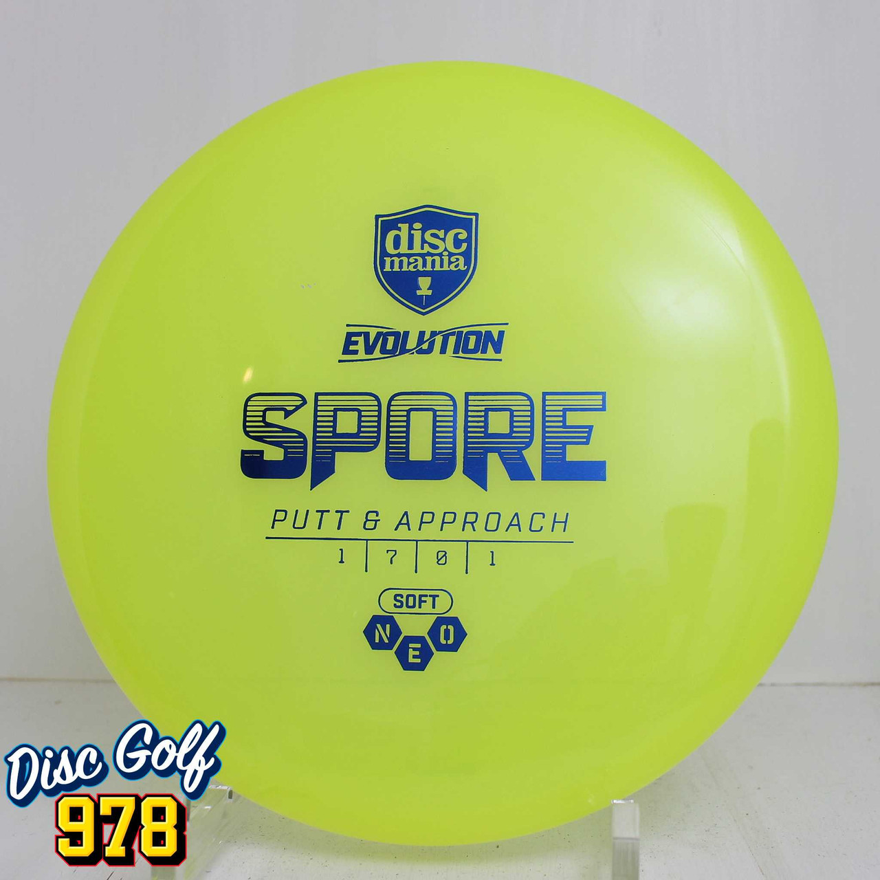 Discmania Spore Neo Soft 159.7g Yellow