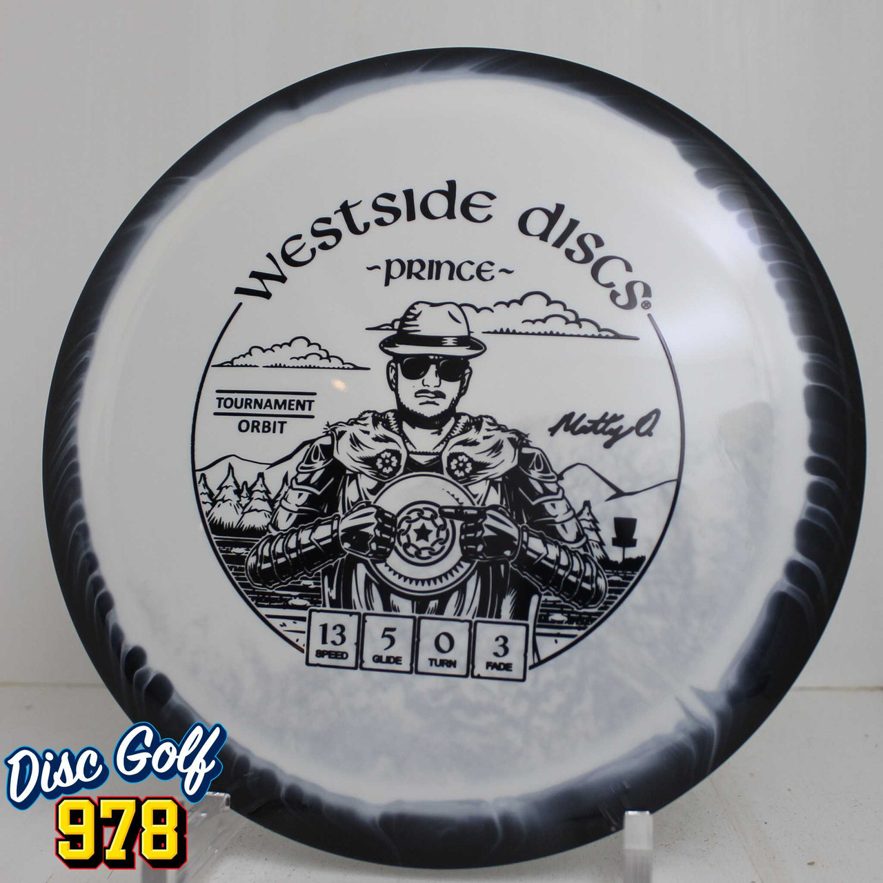 Westside Prince Tournament Orbit Matty O 176.3g Black-White B