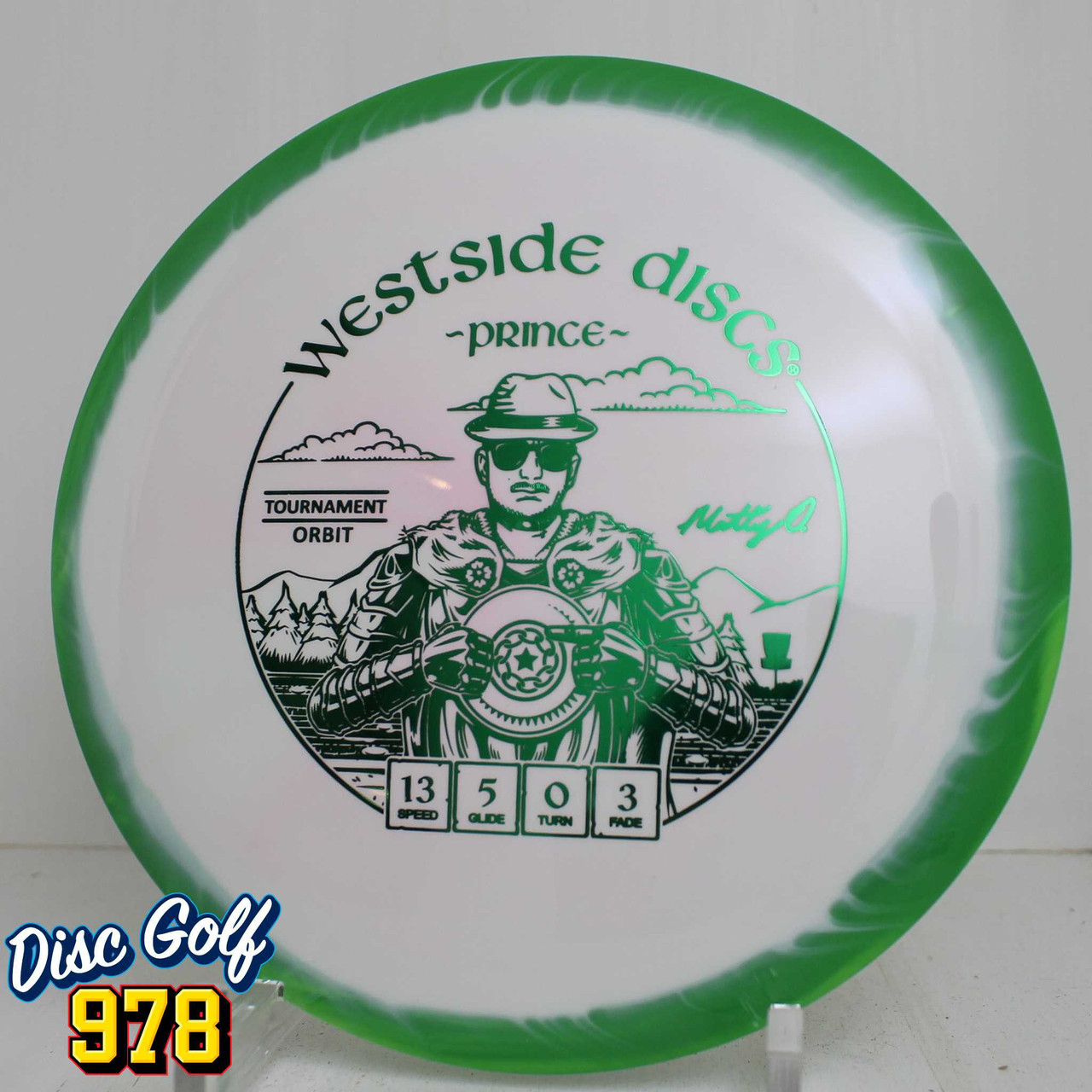 Westside Prince Tournament Orbit Matty O 176.1g Green-White A
