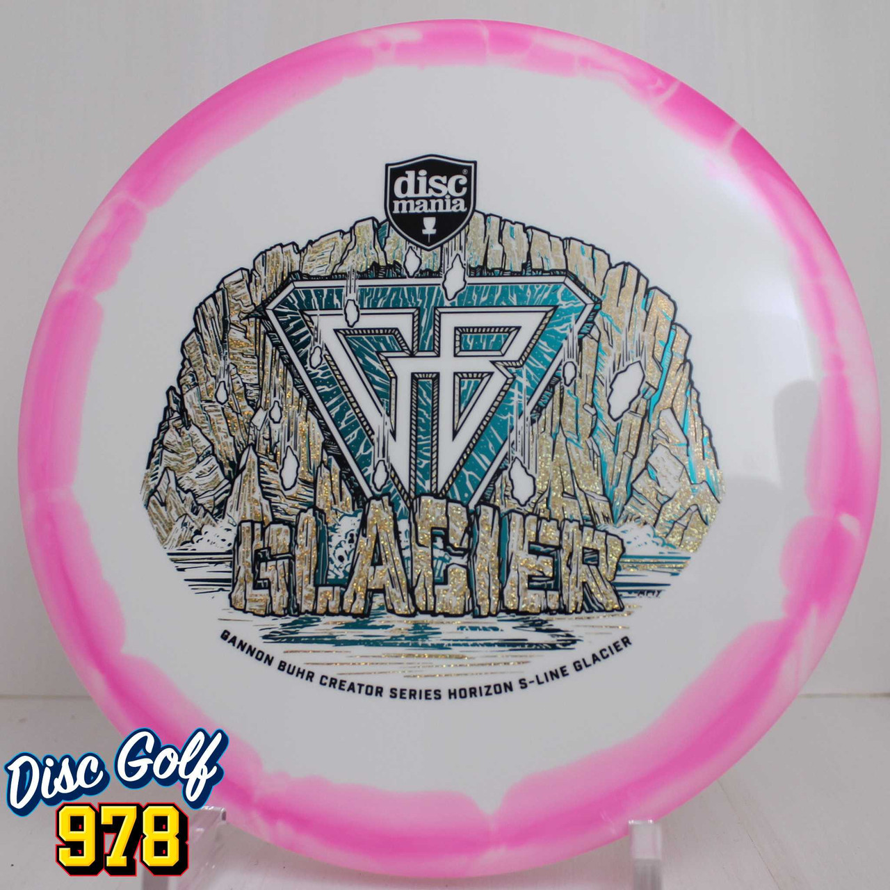 Discmania Glacier Horizon S-Line (Triple Stamp) Gannon Buhr 179.9g Pink - White