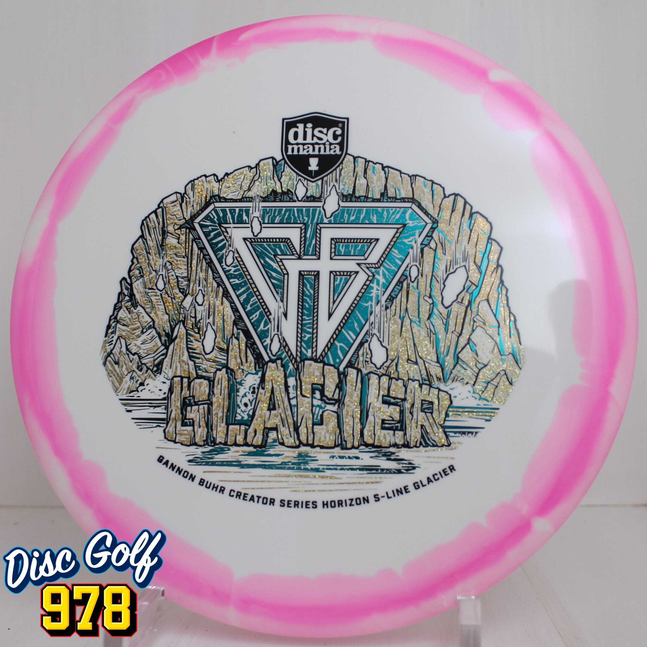 Discmania Glacier Horizon S-Line (Triple Stamp) Gannon Buhr 179.5g Pink - White