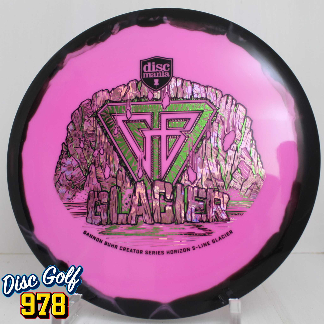 Discmania Glacier Horizon S-Line (Triple Stamp) Gannon Buhr 179.0g Black - Pink