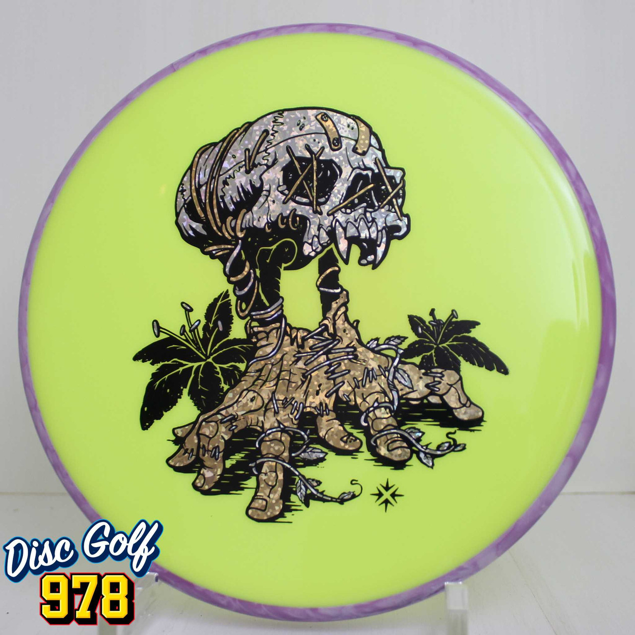 Axiom Tempo Neutron DFX Crypty Crawly 175.0g Purple Swirls-Yellow