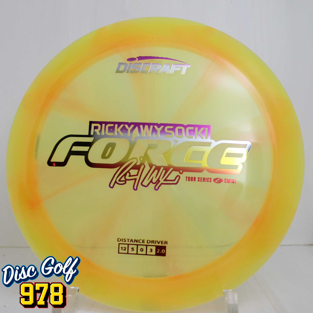 Discraft Force Z Swirl Ricky Wysocki 2025 Tour Series 174.4g Golden