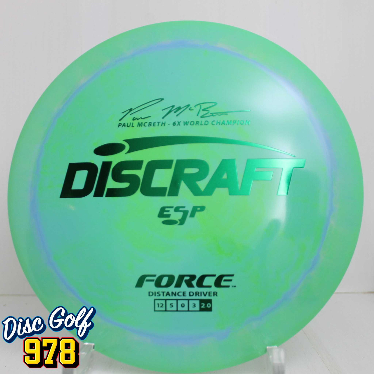 Discraft Force ESP Paul McBeth 6X 176.6g MintBlueRing