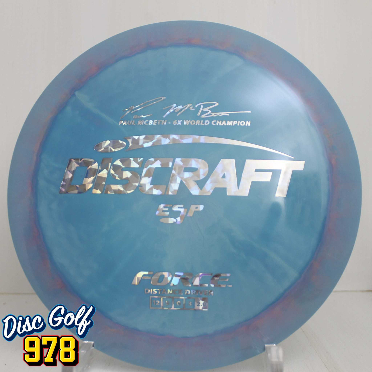 Discraft Force ESP Paul McBeth 6X 176.5g Blue